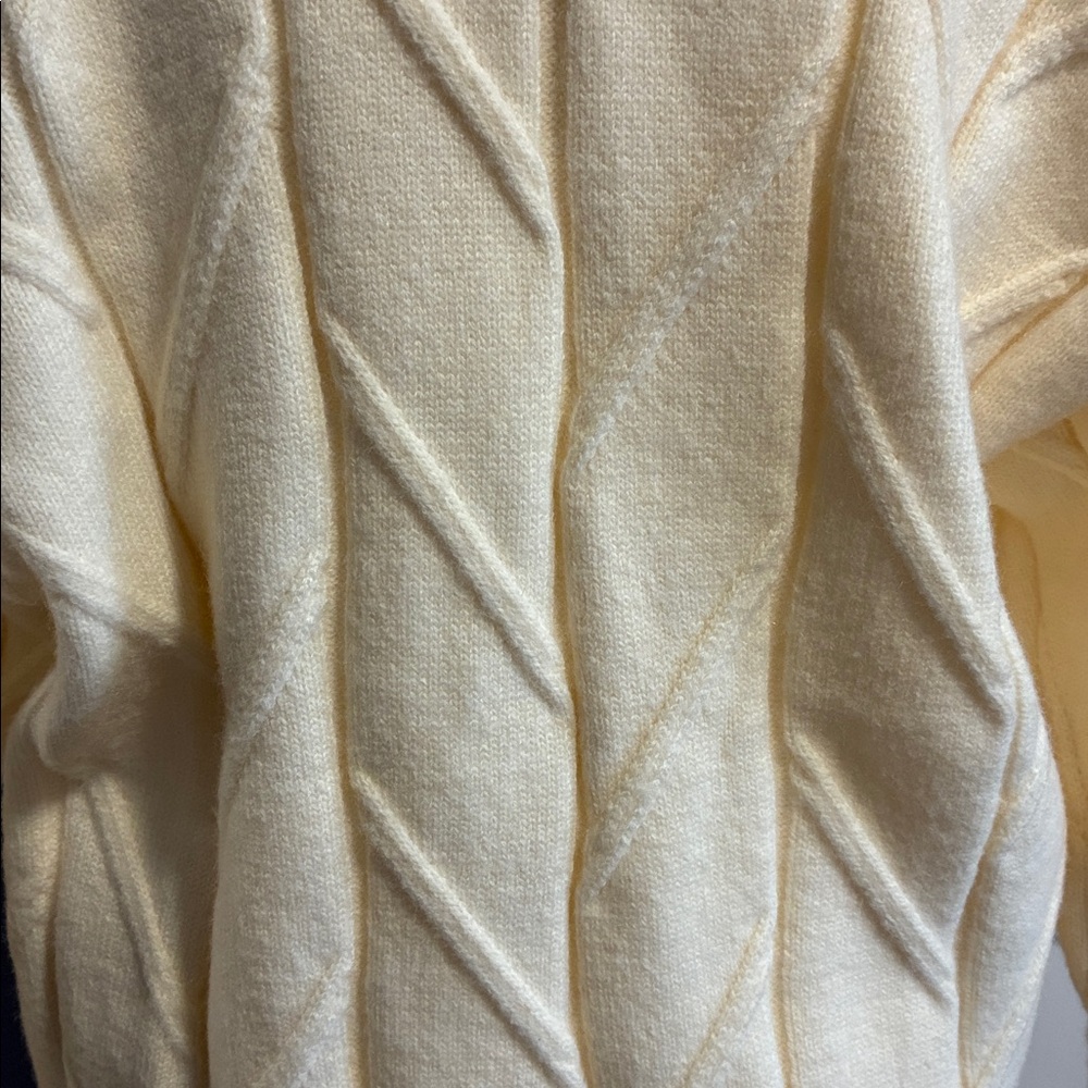 Dreamers Cream Cardigan with Colorful Buttons - Picture 7 of 15